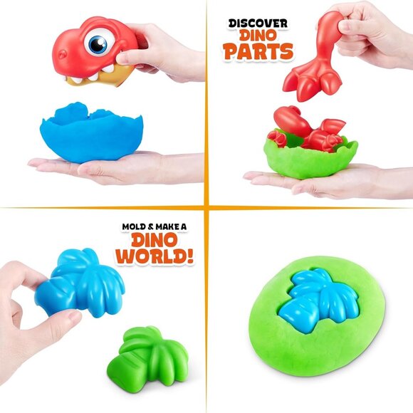 Smashers Junior Dino Dig Large Egg (T-Rex) by ZURU 18+ Surprises Compounds Mold - Picture 4 of 6